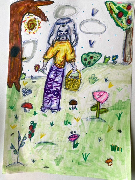 Конкурс Нарисуй Кролика в стиле аниме, Шаповалова Варвара