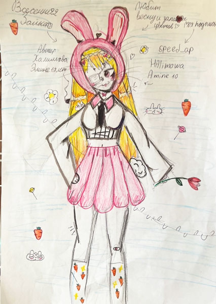 Конкурс Нарисуй Кролика в стиле аниме,