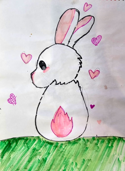 Конкурс Нарисуй Кролика в стиле аниме, Даянова Амира