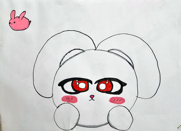 Конкурс Нарисуй Кролика в стиле аниме, Алаева Анна