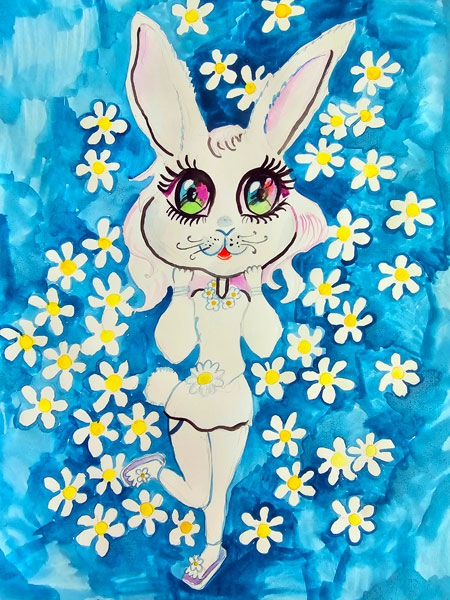 Конкурс Нарисуй Кролика в стиле аниме, Мухаметзянова Диана