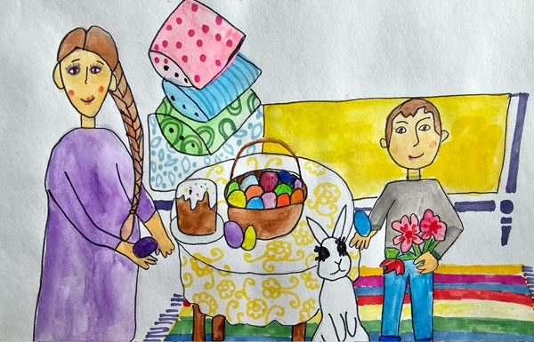 Конкурс Нарисуй Кролика в стиле аниме, Хасипова Диана