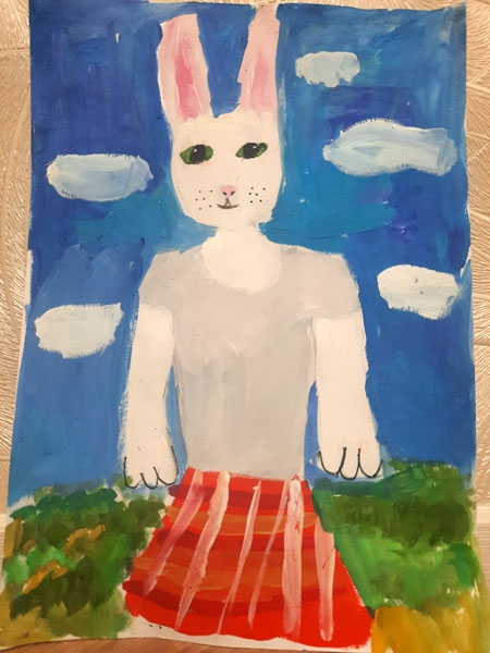 Конкурс Нарисуй Кролика в стиле аниме, Степанова Софья