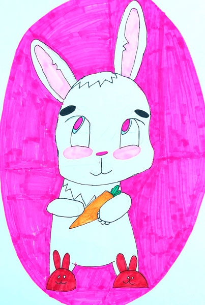 Конкурс Нарисуй кролика в стиле аниме