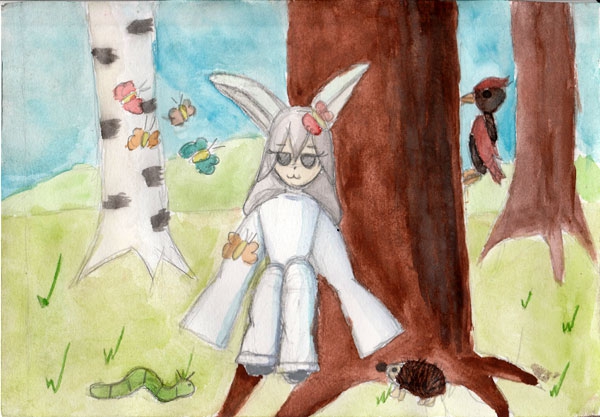 Конкурс Нарисуй кролика в стиле аниме, Миронова Алиса