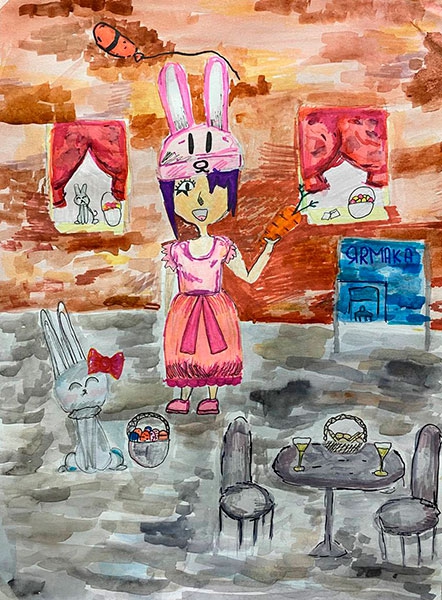 Конкурс нарисуй кролика в стиле аниме, Шмипулина