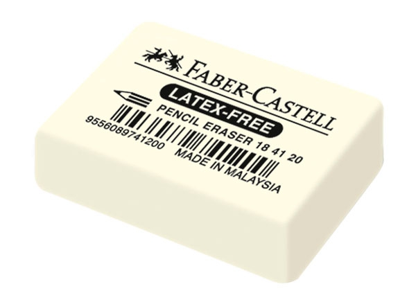 Ластик Faber-castell для чернографитных и цветных карандашей, каучук
