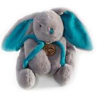 Мягкая игрушка Кролик с голубыми ушами