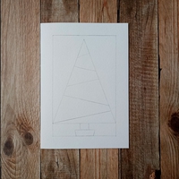 МК Рисуем елочку в оригинальном стиле, шаг 3