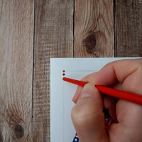 МК Рисуем елочку в оригинальном стиле, шаг 6