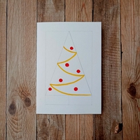 МК Рисуем елочку с шариками, шаг 5