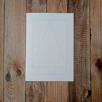 МК Рисуем елочку в оригинальном стиле, шаг 1