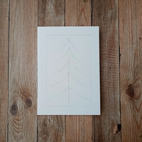 МК Рисуем елочку в классическом стиле, шаг 2