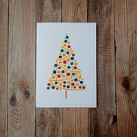 МК Рисуем елочку с шариками, шаг 9