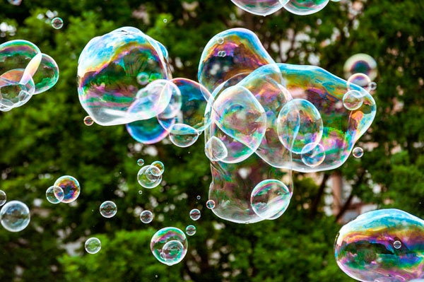мыльные пузыри летнее чудо