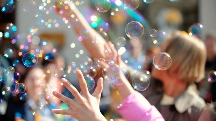 мыльные пузыри