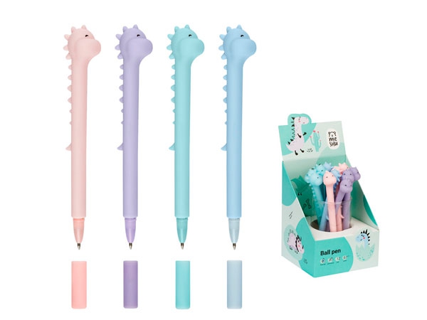 Ручка шариковая &#x27;Cute Dinosaur&#x27; с топпером, MESHU