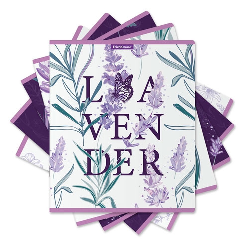 Тетрадь Lavender, 48 листов клетка, ErichKrause