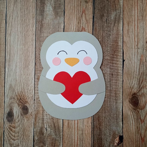 Валентинка Пингвинёнок