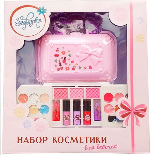 Набор декоративной косметики для девочек "Романтика. Косметичка", Зефирка