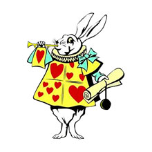 Белый кролик Льюиса Кэролла