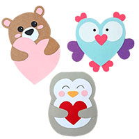 Три милые валентинки